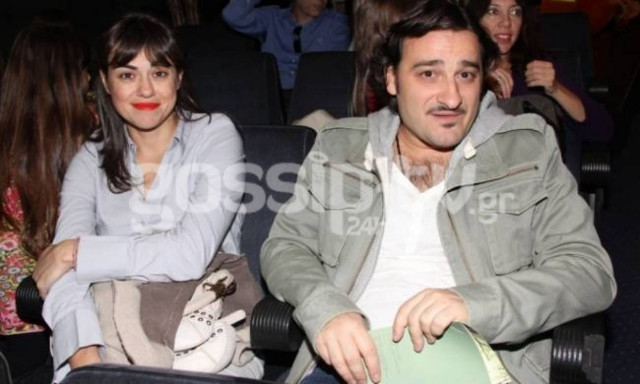 Βασίλης Χαραλαμπόπουλος: Με την σύντροφό του σε νυχτερινή τους έξοδο