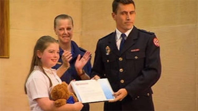 11χρονη ηρωίδα έσωσε τη ζωή του πατέρα της