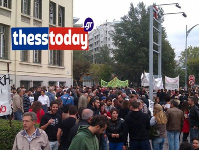 Πορεία για τις Σκουριές στη Θεσσαλονίκη (pics+vid)