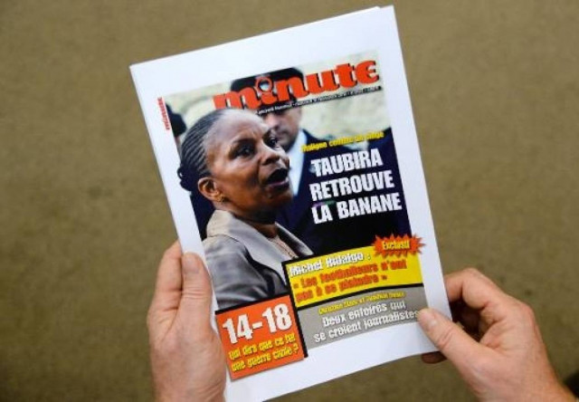 Γαλλικό περιοδικό χαρακτηρίζει πίθηκο την υπουργό Δικαιοσύνης!