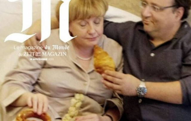 Μέρκελ και Ολάντ... παίρνουν μαζί αγκαλιασμένοι πρωινό! (pics)