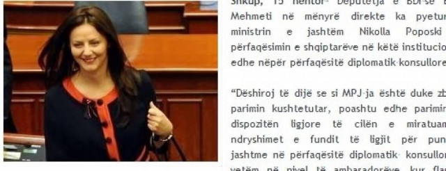 Σκόπια: Το αλβανικό κόμμα ζητά τη συμμετοχή Αλβανών στο YΠΕΞ
