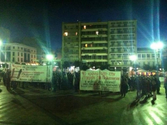 Σε πεδίο μάχης μετατράπηκε η Πάτρα μετά την πορεία για το Πολυτεχνείο