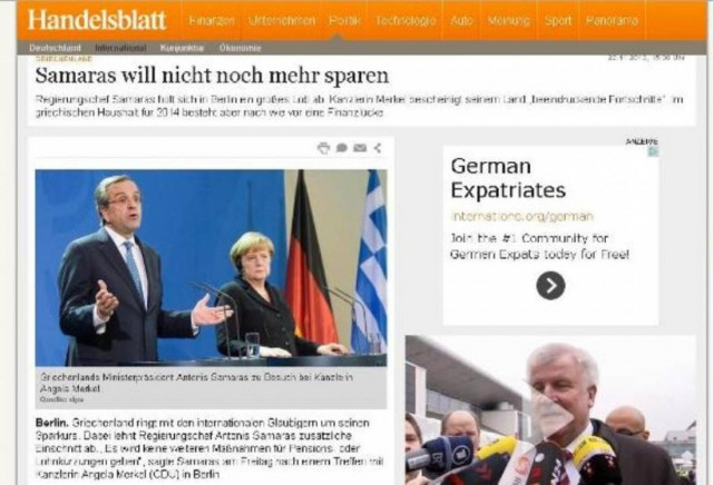 Τα γερμανικά ΜΜΕ για τη συνάντηση Σαμαρά- Μέρκελ