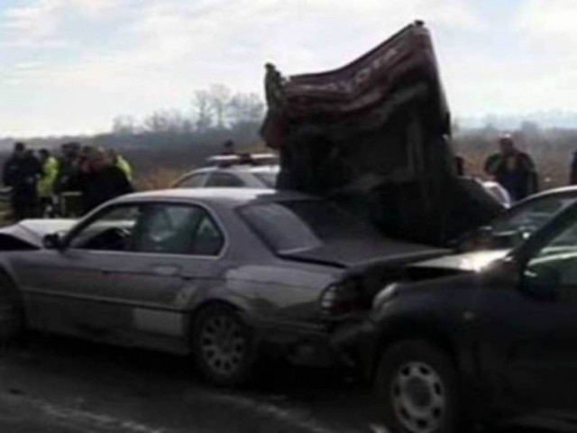 «Καραμπόλα» στην Εγνατία