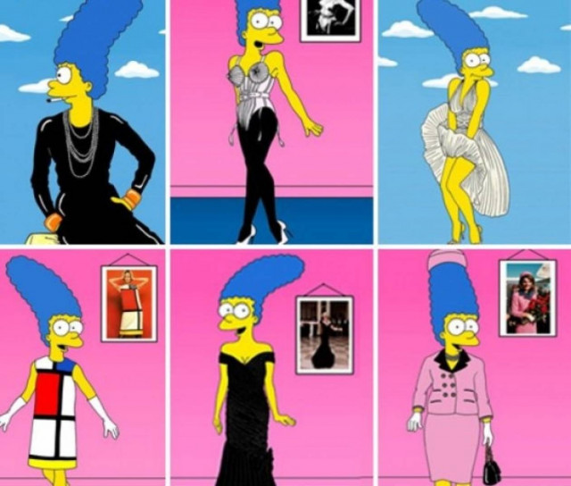 H Marge Simpson φοράει τα πιο iconic φορέματα όλων των εποχών