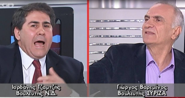 Καυγάς Τζαμτζή – Βαρεμένου στον «αέρα» (vid)