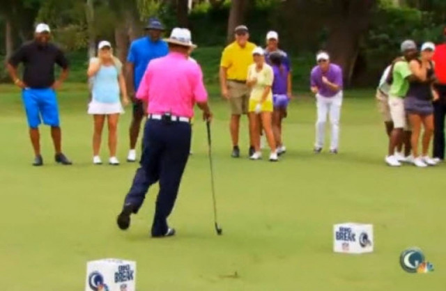 Fail... Πήγε να παίξει γκολφ και την έφαγε... (βίντεο)