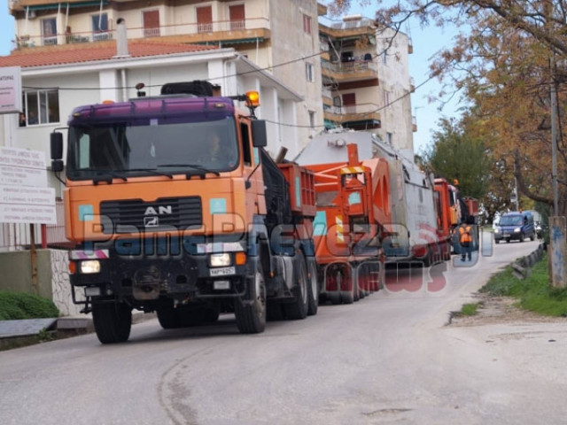 Δείτε: Μεταφορά μετασχηματιστή 200 τόνων μέσα από την Πρέβεζα!