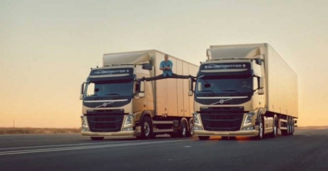 O VAN DAMME KAI H VOLVO TRUCKS ΕΓΡΑΨΑΝ ΙΣΤΟΡΙΑ