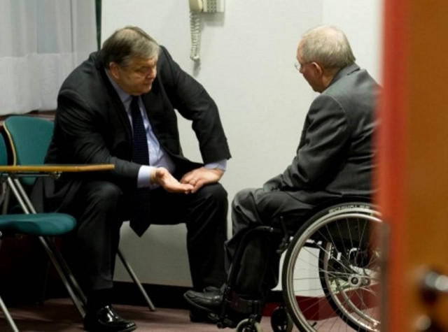 Τηλεφωνία επικοινωνία Βενιζέλου με Σόιμπλε και Ρεν