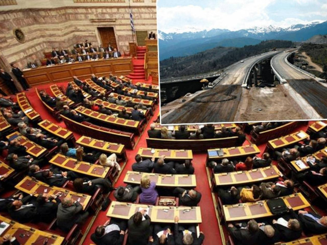 «Φωτιά» στα έδρανα της Βουλής λόγω διοδίων και δρόμων