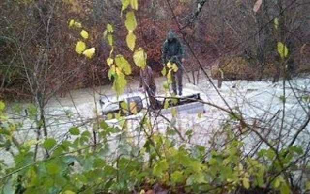 Αίσιο τέλος για τον οδηγό που εγκλωβίστηκε σε ρέμα στα Χανιά