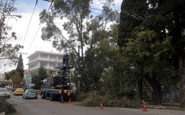 Κανονικά η κυκλοφορία στην οδό Χαλκίδος στα Πατήσια