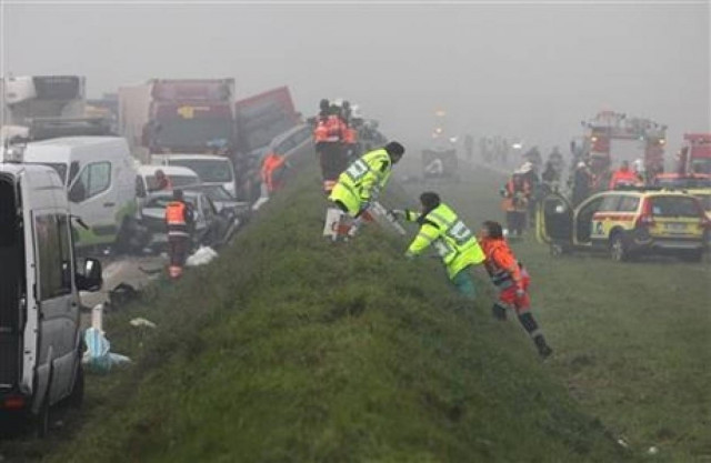 Καραμπόλα 132 αυτοκινήτων με τουλάχιστον ένα νεκρό