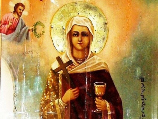 Εορτασμός της Αγίας Βαρβάρας- Θαύματα