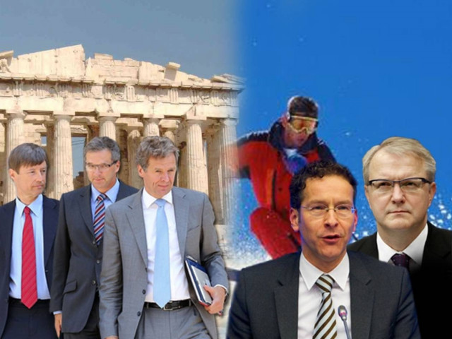 Στην Αθήνα η τρόικα – Για... σκι οι Ευρωπαίοι