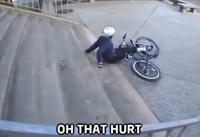 Όταν οι ποδηλάτες κάνουν... γκάφες (βίντεο)