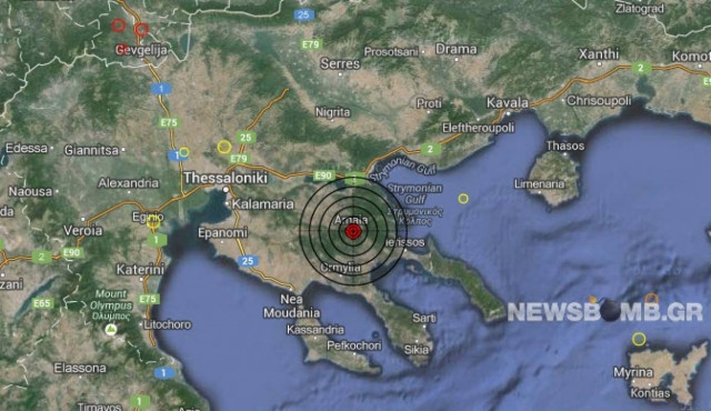 Σεισμός 3,2 Ρίχτερ στην Χαλκιδική