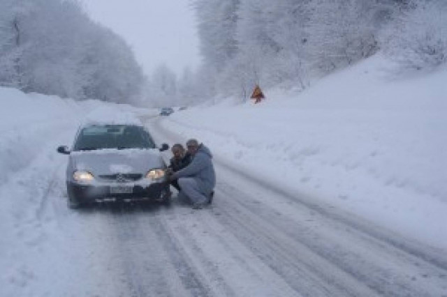 Με αλυσίδες η κίνηση στην ορεινή Κορινθία