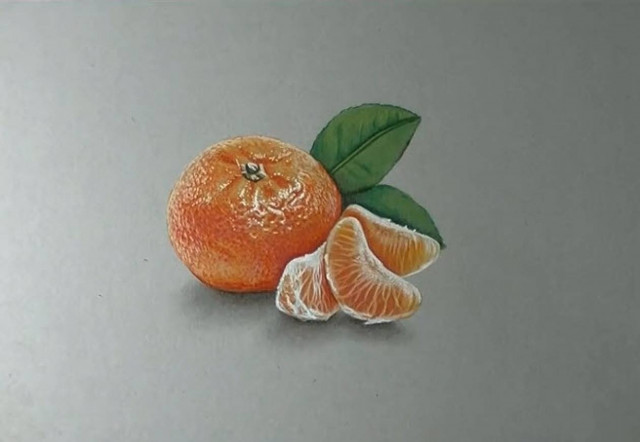 Δείτε πως αυτό το μανταρίνι έγινε... ζωγραφιά! (βίντεο)
