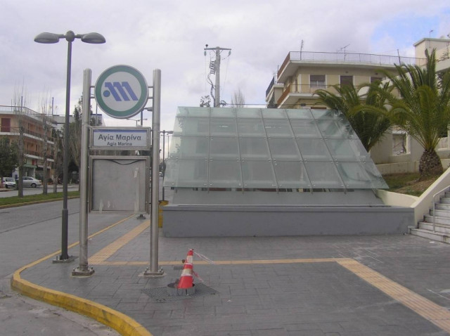 Στην κυκλοφορία ο νέος σταθμός του μετρό «Αγία Μαρίνα»
