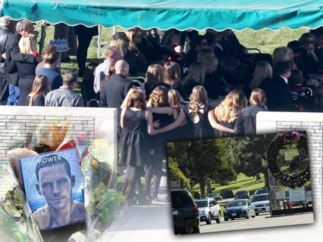 Συγγενείς και φίλοι είπαν το τελευταίο αντίο στον Paul Walker