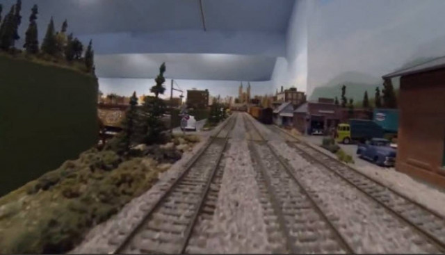 Μια απίστευτη βόλτα με... τρένο! (βίντεο)