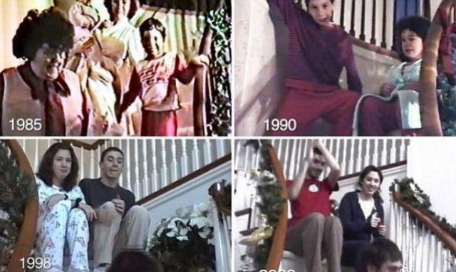 Εικοσιπέντε χρόνια Χριστούγεννα, μέσα από την κάμερα του μπαμπά!