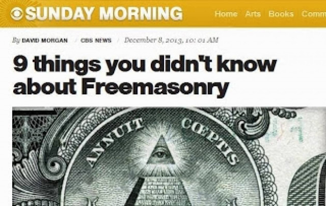 CBS News: 9 πράγματα που δεν γνωρίζετε για τον Τεκτονισμό