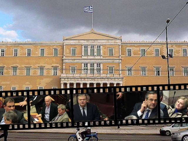 Το παρασκήνιο της «μάχης» στη Βουλή μέσα από τον φωτογραφικό φακό
