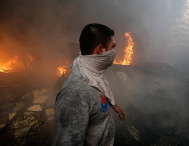 Τώρα: Ισχυρή έκρηξη στη Βυρηττό