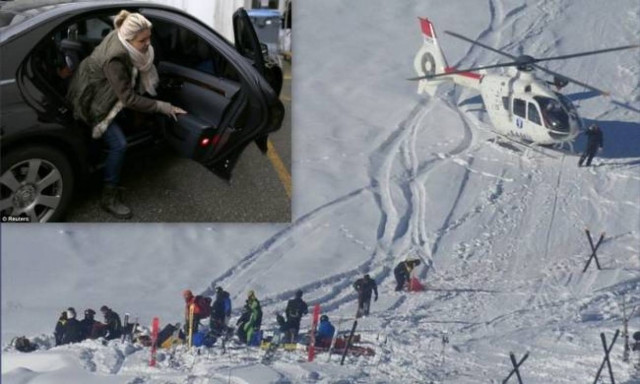 Σουμάχερ: Συγκλονιστικές εικόνες από το σημείο του ατυχήματος