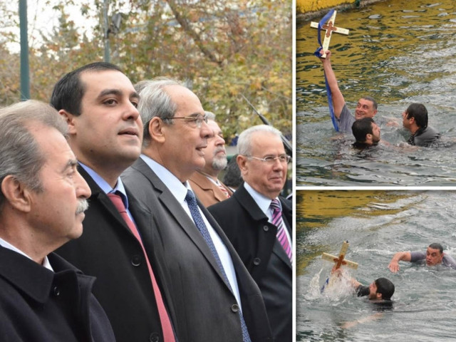 Με λαμπρότητα o εορτασμός των Θεοφανείων στον Πειραιά (pics+vid)