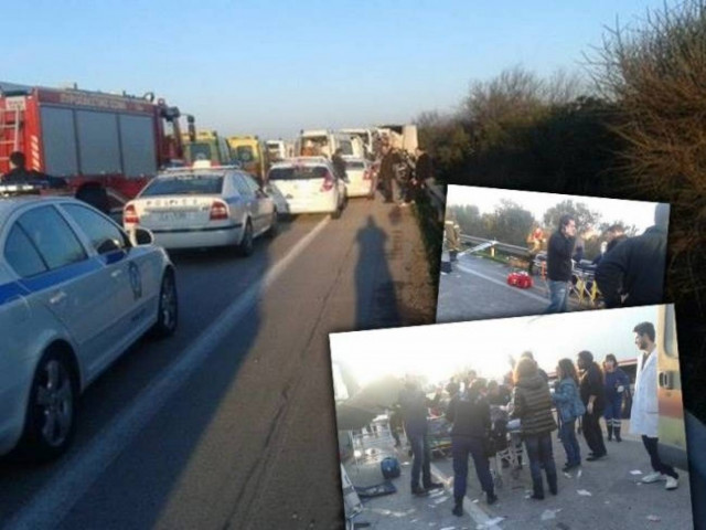 Κρατείται ο οδηγός της νταλίκας που ενεπλάκη στο τροχαίο με το ΚΤΕΛ