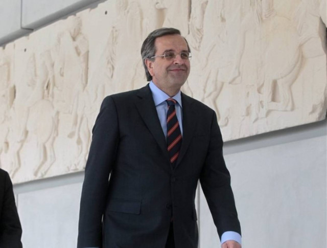 Ο Σαμαράς ξενάγησε το κολέγιο των Επιτρόπων στην Ακρόπολη (vid)