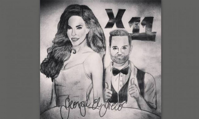 Κατερίνα Στικούδη: Πίνακας ζωγραφικής μαζί με τον παρτενέρ της