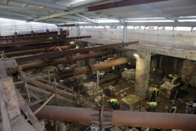 Θεσσαλονίκη:Κοντά σε λύση για τα αρχαία στο σταθμό Βενιζέλου του μετρό