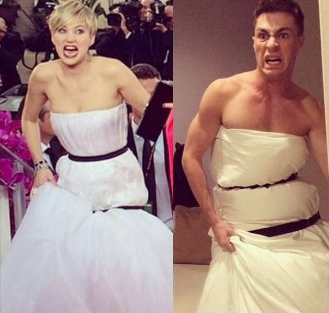 Τι μας θύμισε το φόρεμα της Τζένιφερ Λόρενς στις Χρυσές Σφαίρες;