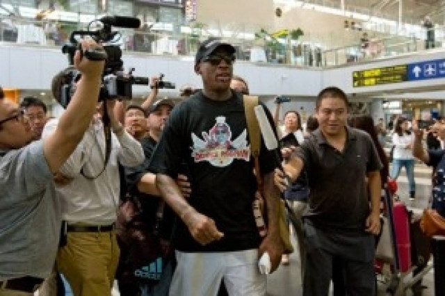 Τη λύπη του εξέφρασε ο Ρόντμαν για το ταξίδι του στη Βόρεια Κορέα