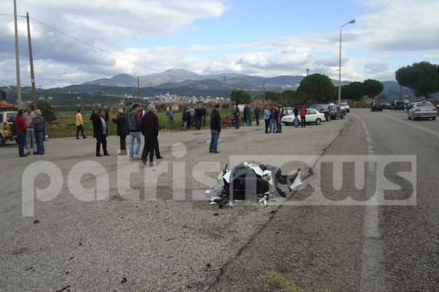 Ζαχάρω: Νεκρός 73χρονος σε τροχαίο - Σε κρίσιμη κατάσταση 33χρονος