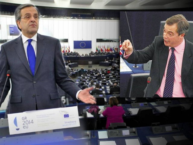 Σφοδρή κόντρα Σαμαρά με Βρετανό ευρωβουλευτή (video)