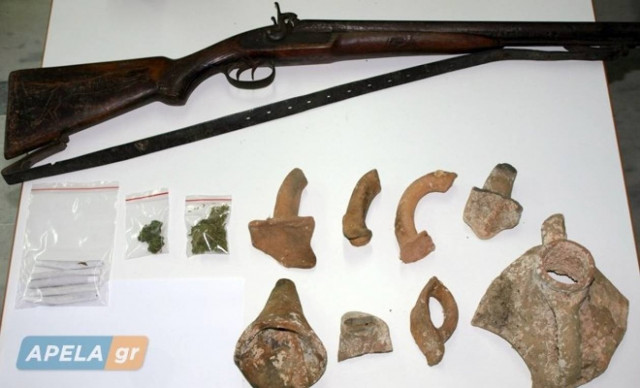 Σπάρτη: Συνελήφθη 56χρονος για παράνομη κατοχή αρχαίων