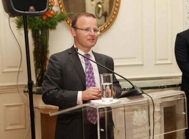 O πρεσβευτής της Μεγάλης Βρετανίας στην Πάτρα