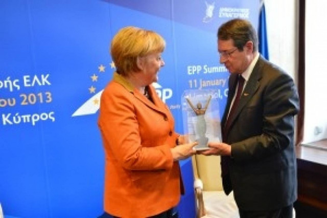 Συνάντηση Μέρκελ - Αναστασιάδη στο Βερολίνο