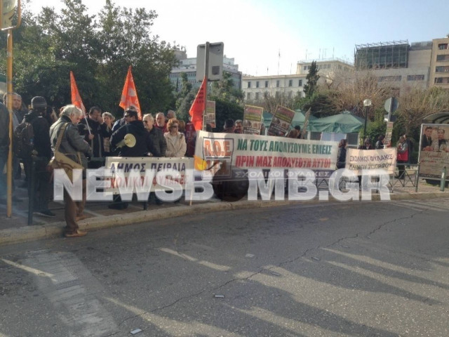 Στο υπουργείο Εσωτερικών ΠΟΕ-ΟΤΑ και σχολικοί φύλακες (pics)