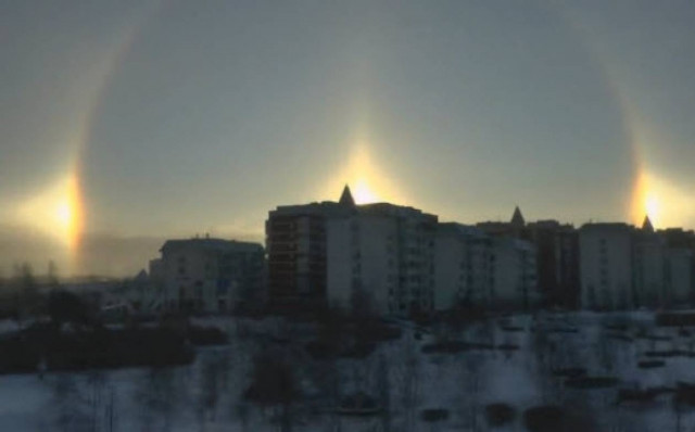 Εμφανίστηκε ηλιακή Άλως στη Ρωσία (βίντεο)