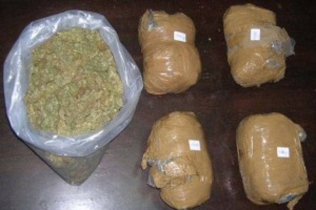 Τα φορτηγά μετέφεραν 177 κιλά χασίς