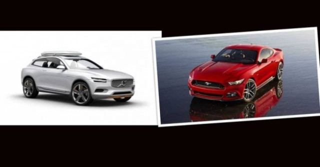 FORD MUSTANG & VOLVO CONCEPT XC COUPE τα βραβεία DESIGN στο Ντιτροϊτ