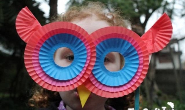 Φτιάξτε εύκολα μάσκα κουκουβάγιας